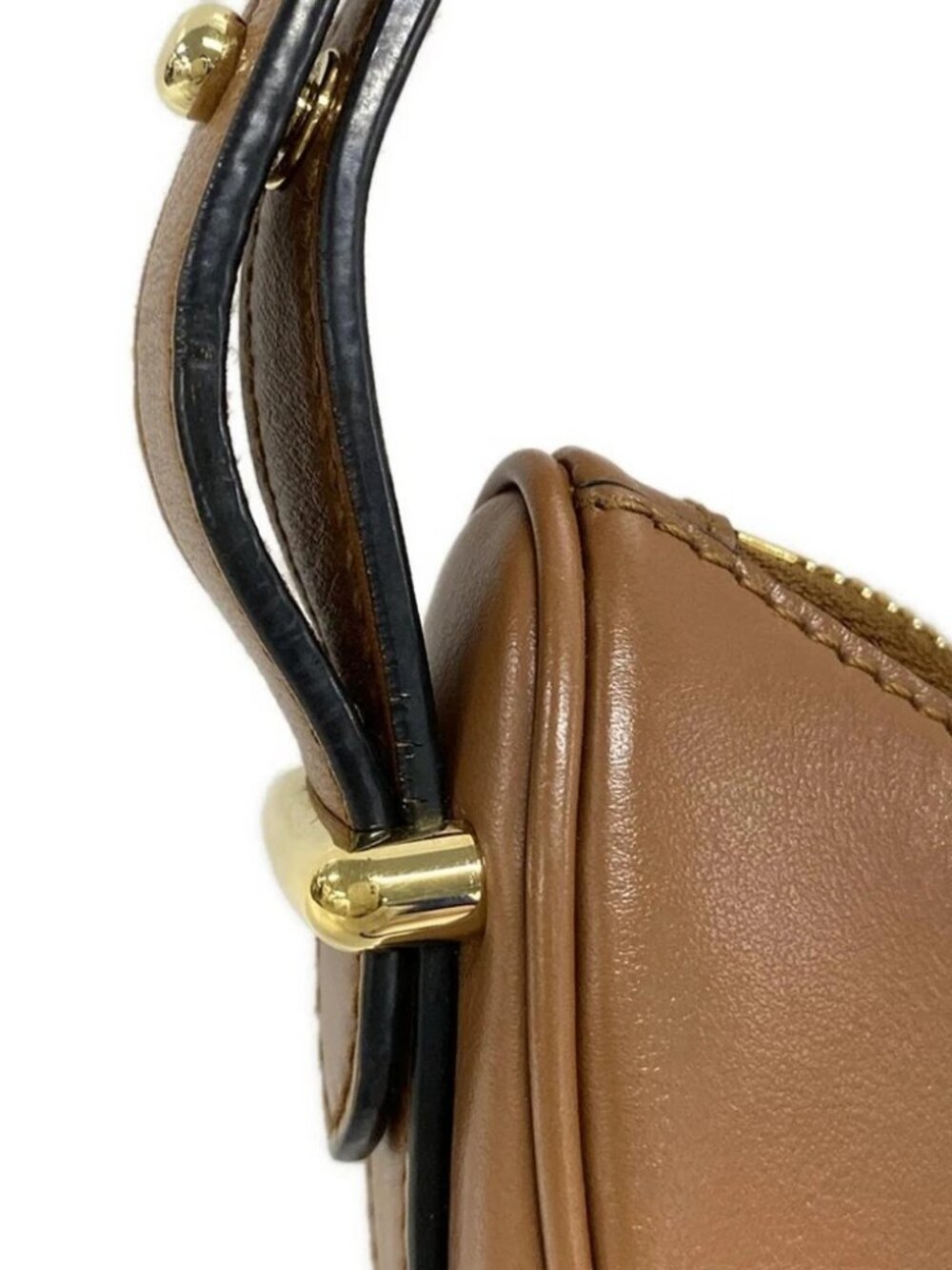 PRADA ARCE small leather shoulder bag 1BC194 Brown Leather Shoulder Bag - Picture 7 of 15